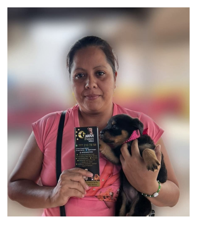 Fotografía de comprador/a satisfecho/a